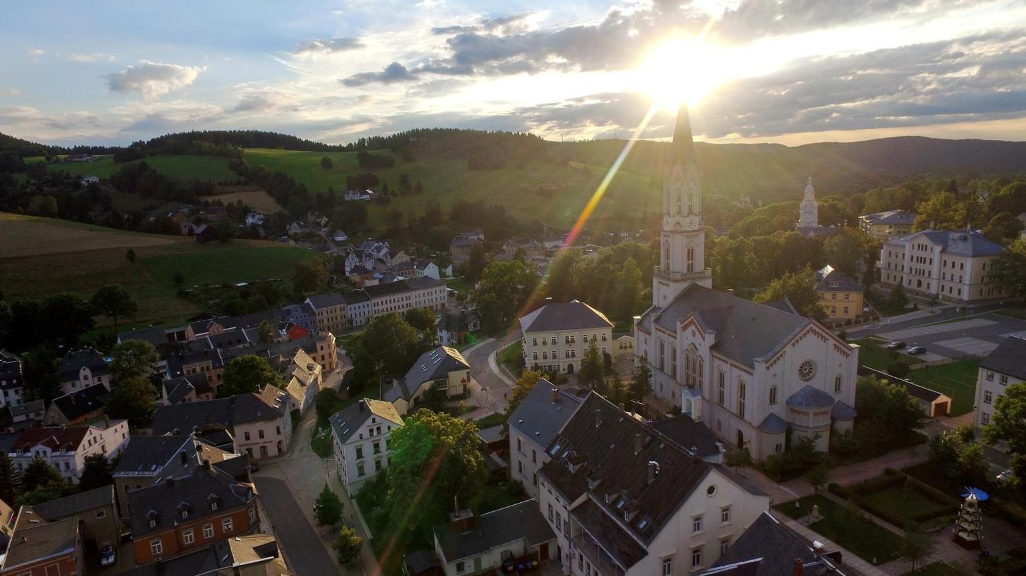 Ferienwohnung Am Bergmannsbrunnen Schönheide Kültér fotó